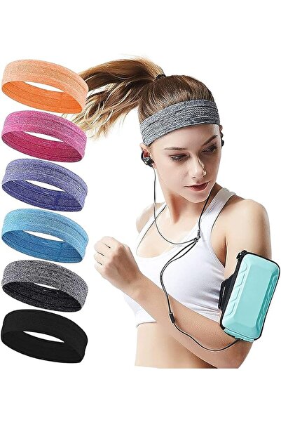 GENERAL Moisture Sports Workout Headbands Wicking Headband Non Slip Athletic ...