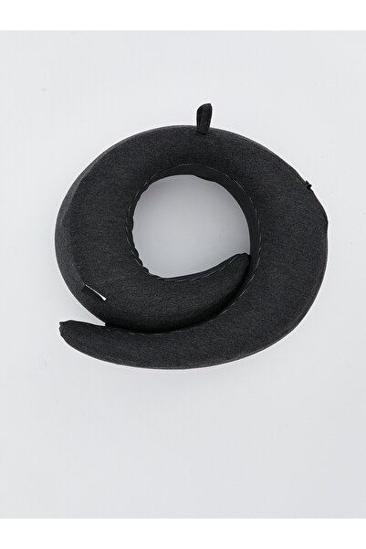 LC Waikiki Alita City Farkıyla Lcw Joy Anthracite Velcro Plush Neck Pillow