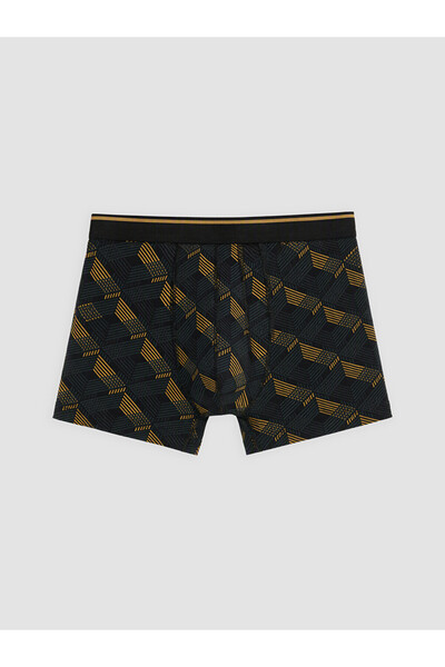 LC Waikiki Peak New Season Black Cotton Flexible Men's Boxers