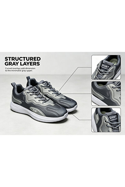 hanyue Men's thick-soled height-increasing sneakers, lightweight and cushione...