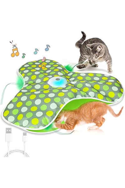 LinJie Interactive Cat Toy,Rechargeable Interactive Cat Toys With Automatic M...