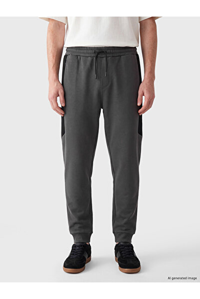 LC Waikiki Vizyon New Season Anthracite Regular Fit Men's Jogger Sweatpants