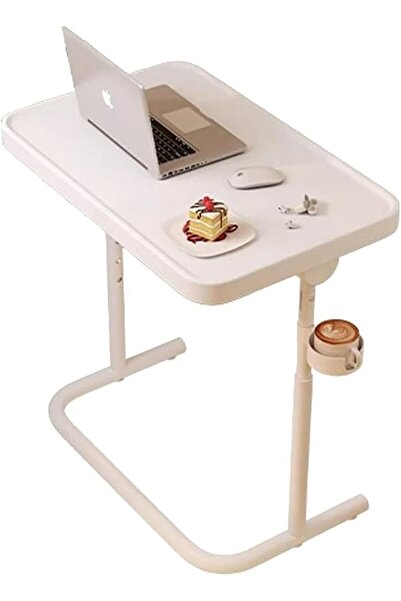 ALMEKAQUZ Foldable Simple Side Table, Movable Lifting Table, Multifunctional ...