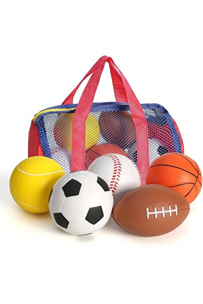 MASROO Sports Balls for Kids, 5 Pack Small Sports Foam Balls for Toddlers 3+ ...