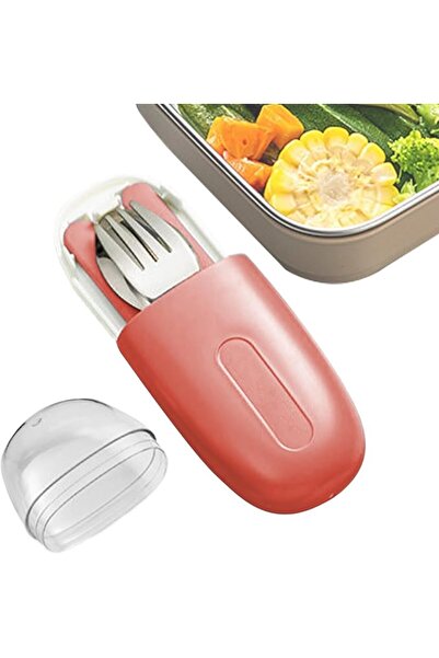 TERRIFI Portable Travel Camping Picnic Stainless Steel Reusable Cutlery Set S...