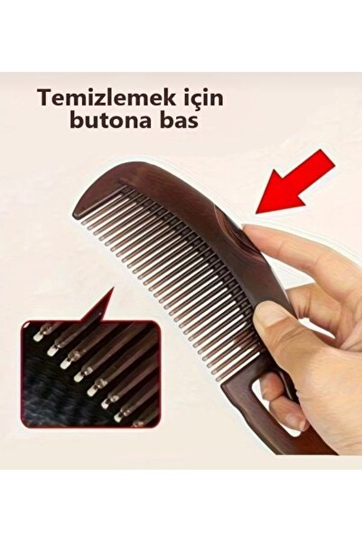 Anil Professional Cosmetics Kepek Kaldırma ; Anti Statik ; Kat Daha Fazla Saç Uzama Etkisi Kepek Tarağı