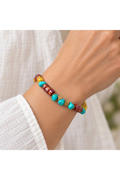 HER ŞEY NOTA www.herseynota.com Bohemian Design Stylish Women's Bracelet Mode...