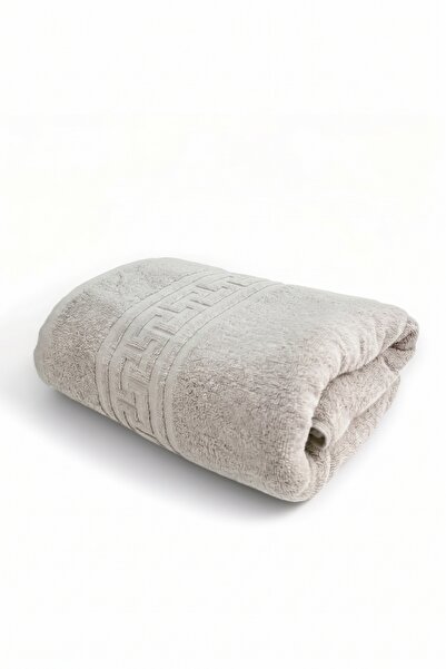 TextiLici Greek border bath towel, 70 x 140 cm, 100% cotton, Double thread an...