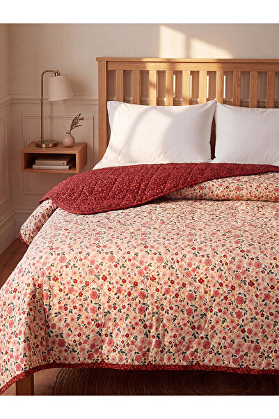 LC Waikiki Alita City Lcw Home Mixed Patterned Double Bedspread with a Differ...