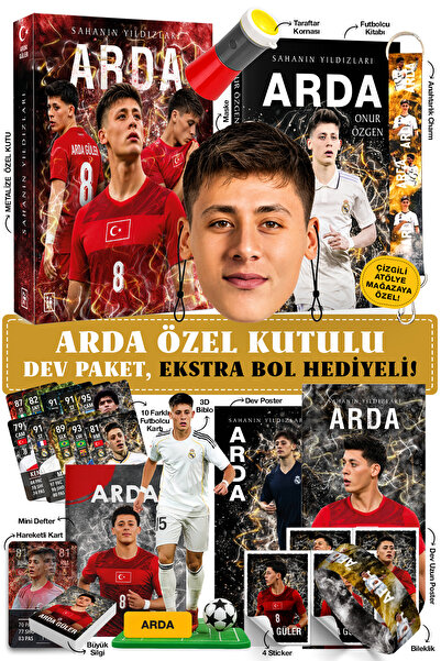 Parodi Yayınları Arda Güler Futbolcu Kitabı Özel Kutulu Hediye Seti - Bilekli...