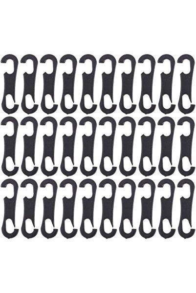 Baluue 100pcs Auto Cover Hooks Flat Plastic Car Seat Cushion Fasteners Vehicl...