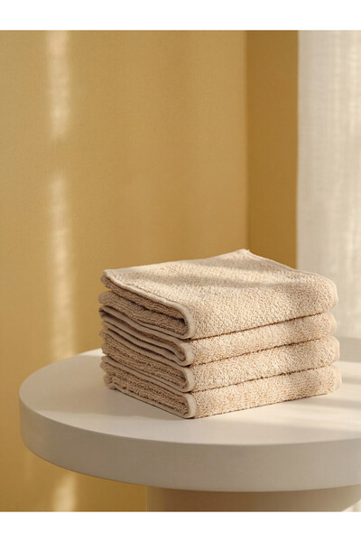 LC Waikiki Alita City Farkıyla Lcw Home Beige Curly Straight 30X30 cm Hand Towel