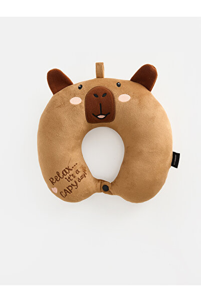 LC Waikiki Alita City Lcw Joy Embroidered Neck Pillow with Mixed Animal Figures
