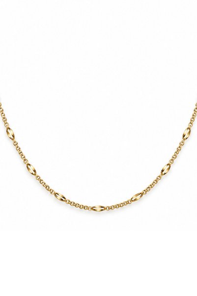 KAIROS JEWELRY 14 Ayar Altın Pullu Zincir Kolye