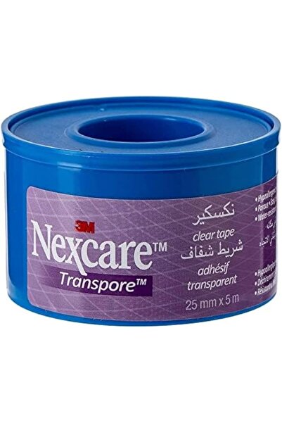 Nexcare Transpore Flexible Clear Tape 25mm x 5m roll, 1 roll/pack | First-aid...