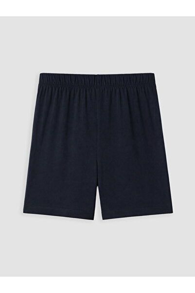 LC Waikiki Vizyon New Season Navy Blue Large Size Women's Shorts Leggings