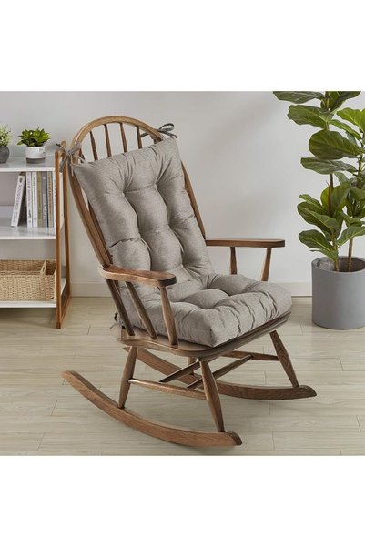 Sweet Home Collection Rocking Chair Cushion Premium Tufted Pads Non Skid Slip...