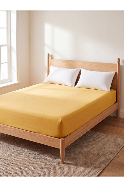 LC Waikiki Alita City with a Difference of Color, Lcw Home Yellow Poplin Plai...
