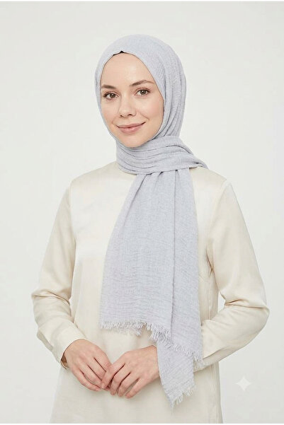 Nazellaa Poloist Bürümcük Shawl Matte Gray