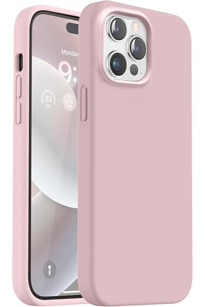 Noir İphone 13 Pro Uyumlu İçi Kadife Lansman Silikon Kapak Kılıf