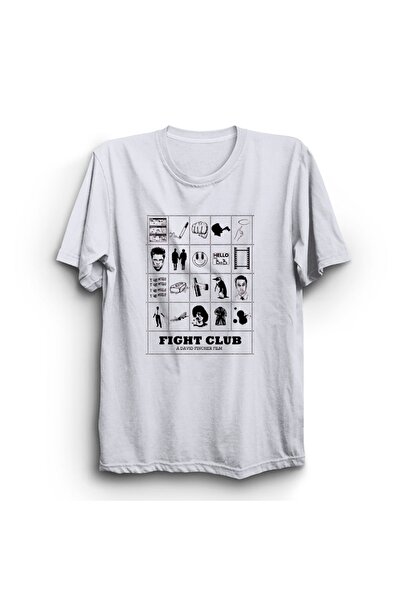 The Fame Fight Club, Μπλουζάκι Unisex με στάμπα από ανάμεικτες αφίσες, 100% β...