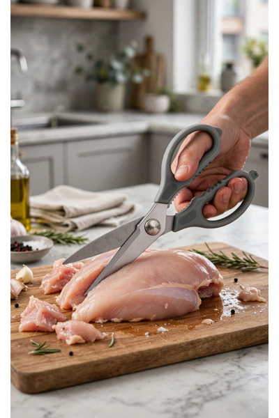 Generic Multipurpose Kitchen Scissors 9.5 Inch KIT-402 | Heavy Duty Stainless...