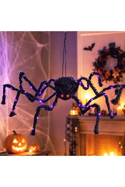OEM Paianjen Realist de Halloween cu LED 62x45cm