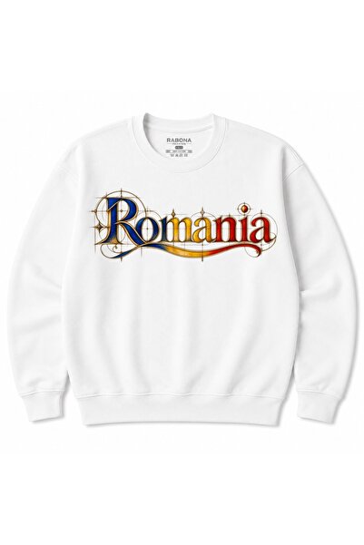 Rabona Fashion Romania with Elegance – Sweatshirt with Tricolor Artistic Design