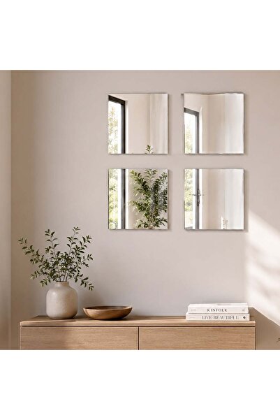 OEM Oglinzi Decorative Patrate de Perete 20x20cm - 4buc