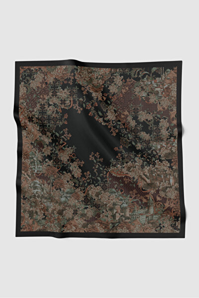 Buttonscarves Istanbul Viskon Eşarp - Kara biber