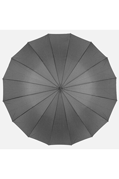 OEM Umbrela de Ploaie Tip Baston Automata Gri Pongee 93cm