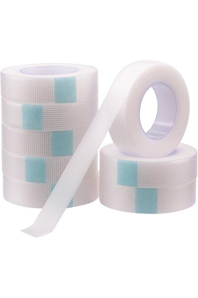 TERRIFI 8 Rolls Micropore Surgical Tape, Hypoallergenic Breathable Transparen...