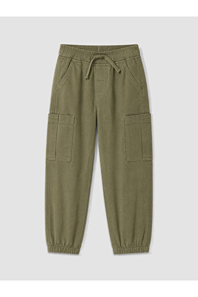 LC Waikiki Two Mt Shop Quality Lcw Kids Khaki Gabardine Plain Loose & Elastic...