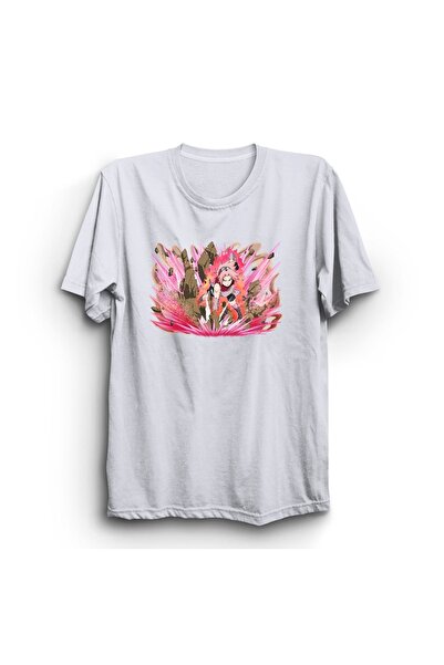 The Fame Tricou unisex din bumbac 100% cu imprimeu Naruto, Sakura Haruno, Ani...