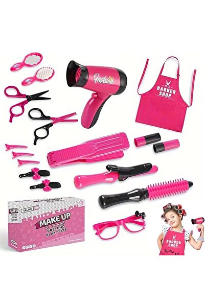 Sumlache Children's Hairdresser Costume Toy Set, Role-playing Toy Set, Hairdr...