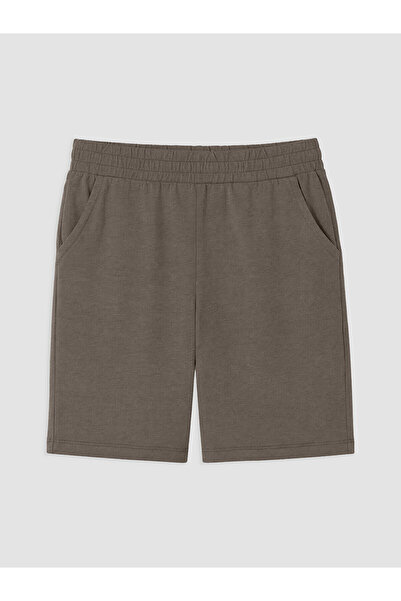 LC Waikiki Two Mt Shop Quality Anthracite Elastic Waist Boys' Shorts