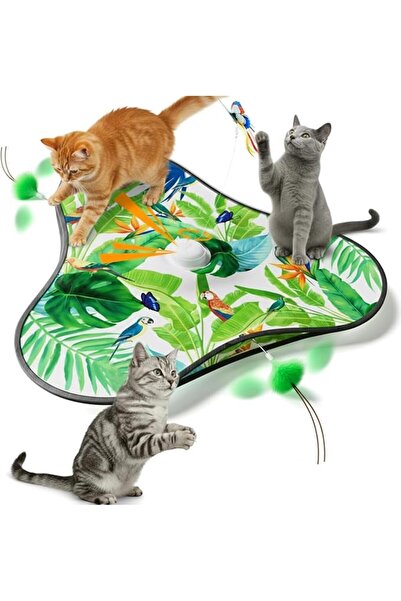 LinJie Interactive Cat Toy,Rechargeable Interactive Cat Toys With Automatic M...