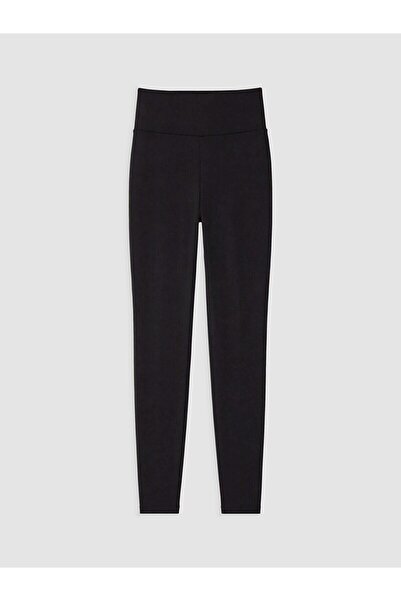 LC Waikiki Alita City Lcw Vision Black Women's Leggings with Elastic Waist
