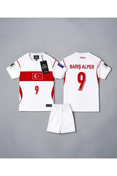 Çimen Spor Giyim Türk Bayraklı Ay Yıldızlı 9 Numara Barış Alper Yazılı Çocuk ...