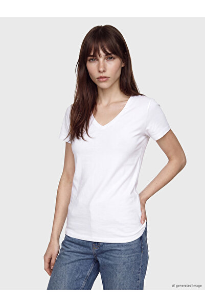 LC Waikiki Two Mt Shop Quality Lcw Everyday White Plain Standard & Regular Sh...