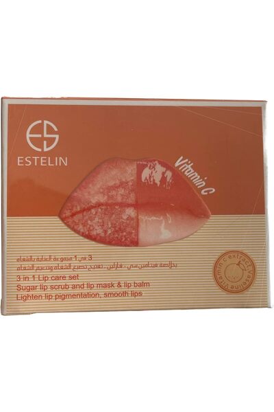 ESTELİN Vitamin c Sugar lip scrub and lip mask & lip balm VC