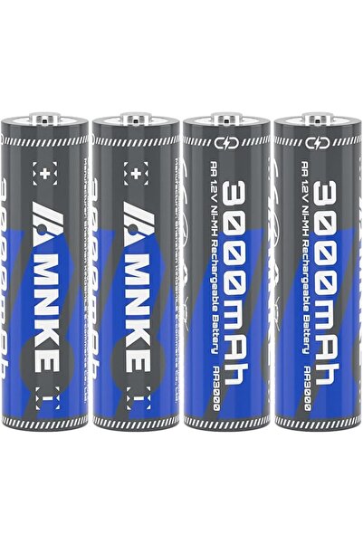 VENNERLI AA 3000mAh Rechargeable Nickel-Metal Hydride Batteries 1.2V Low Self...