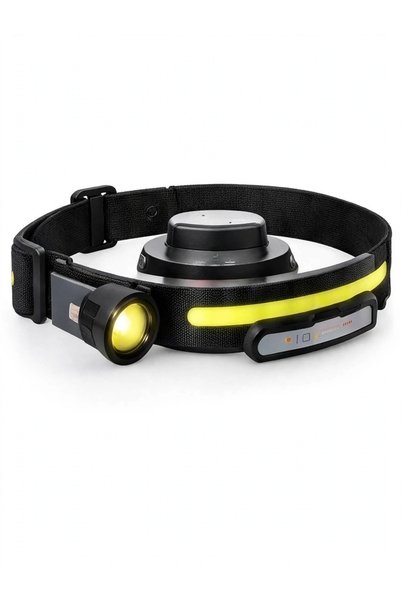 Generic LED Headlamp Rechargeable - COB 230° Wide Beam Head Light with XPE Sp...