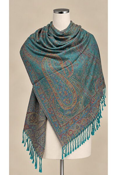 MANİFESTOBUTİK Kadın Etnik Desen Pashmina Omuz Ve Baş Şalı