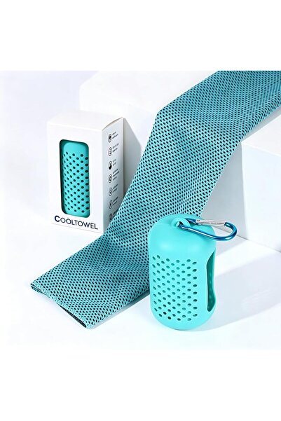 GENERAL Cooling Gym Towel with Silicone Capsule Case, Portable Lightweight Mi...