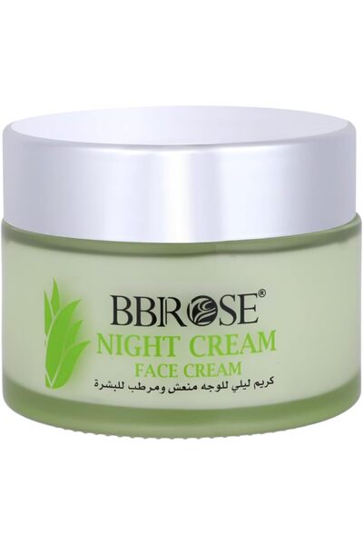 BBROSE Night Cream 50ml – Soothing, Hydrating Night Moisturizer, Reduces Redn...