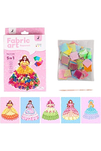 NALACAL Long Hair Princess Themed Poke Art Set, DIY Craft Kit for Girls, Incl...