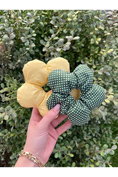 Moon Handmade 2’li El Yapımı Papatya Toka, Topuz Tokası