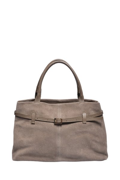 SimpleFind Roberta M Geanta piele -Greer-TAUPE,Geanta de mana piele naturala,...