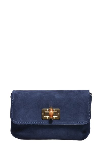 SimpleFind Luisa Vannini Geanta piele -Larisa-ALBASTRU INCHIS ,Geanta de umar...
